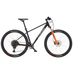 Велосипед KTM ULTRA FUN 29 рама XL/53, чорний матовий (сіро-помаранчевий), 2022