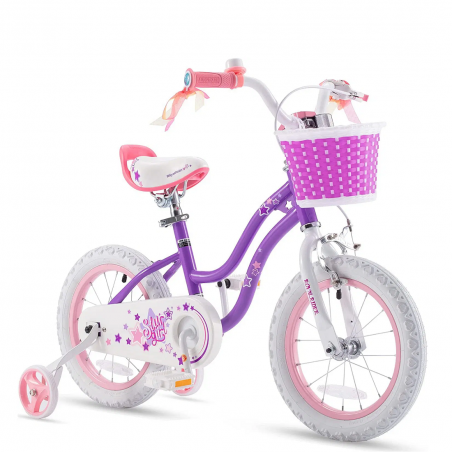 Велосипед RoyalBaby STAR GIRL 14, OFFICIAL UA, пурпурний