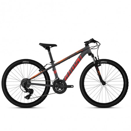 Велосипед Ghost Kato Base 24 рама one-size, сіро-помаранчевий, 2021