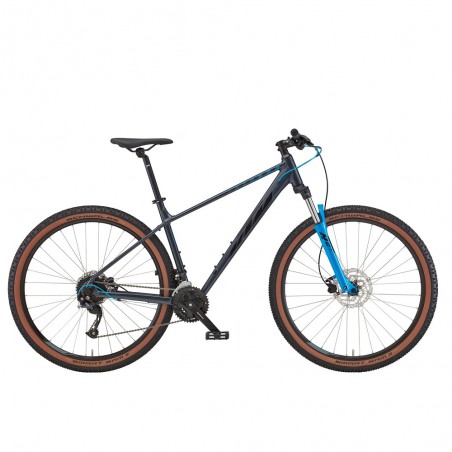 Велосипед KTM CHICAGO 291 29 рама XL / 53, сірий (чорно-блакитний), 2022