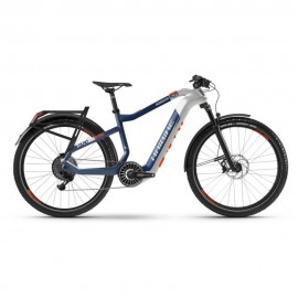 Електровелосипед Haibike XDURO Adventr 5.0 i630Wh 11 s. NX 27.5, CARBON, рама L, біло-синьо-Помаранчевий, 2020
