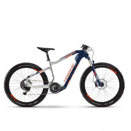 Електровелосипед Haibike Flyon XDURO AllTrail 5.0 i630Wh 11 s. NX 19 HB 27.5, рама M, синьо-біло-помаранчевий, 2020