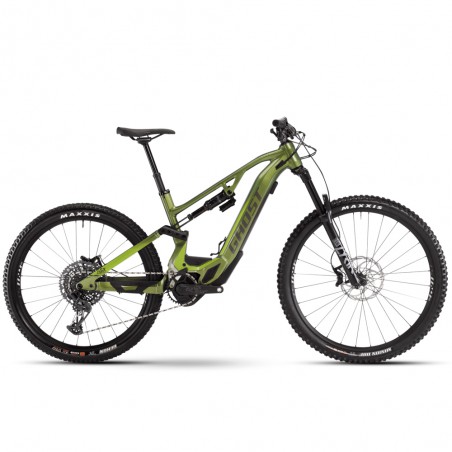 Електровелосипед Ghost HYB ASX Universal 160 29 / 27.5+ рама S, зелено-сірий, 2021