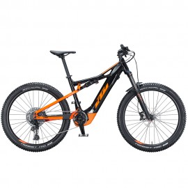 Електровелосипед KTM MACINA LYCAN 272 27 рама М/43, Чорний (оранжево-чорний), 2021