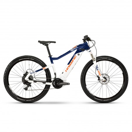 Велосипед Haibike SDURO HardNine 5.0 i500Wh NX 19 HB YCS, рама M, біло-синьо-Помаранчевий, 2019
