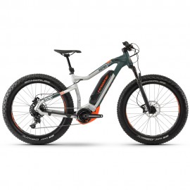 Електровелосипед Haibike XDURO FatSix 8.0 500Wh 11 s. NX 26, рама M, сіро-зелено-Помаранчевий, 2020