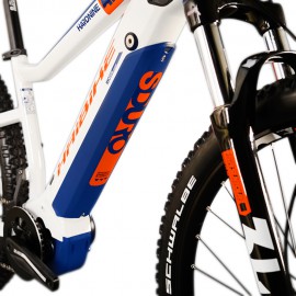 Електровелосипед Haibike SDURO HardNine 5.0 i500Wh 10 s. Deore 29, рама L, біло-оранжево-синій, 2020