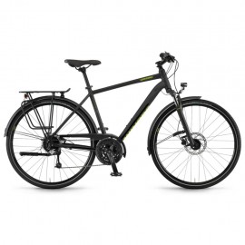 Велосипед Winora Domingo men disc 28 27-G Deore, рама 56 см, чорний матовий, 2021