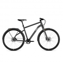 Велосипед Ghost Square Urban Unisex 5.8 28, рама M, сірий-сріблястий іридій-чорний, 2020