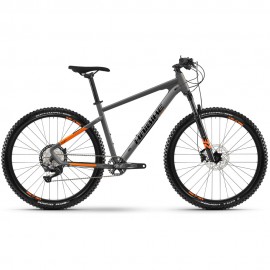 Велосипед Haibike Seet 10 27.5 12-G Deore, рама M, сіро-помаранчевий матовий, 2021