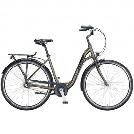 Велосипед KTM CITY FUN 28 рама D-W 51, зелений (чорний), 2021