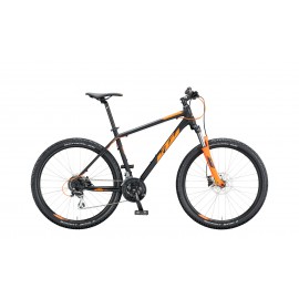 Велосипед KTM CHICAGO DISC 27, рама S , чорно-помаранчевий, 2020