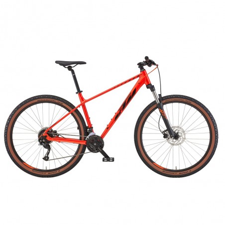 Велосипед KTM CHICAGO 271 27.5 рама L / 48, помаранчевий (чорний), 2022