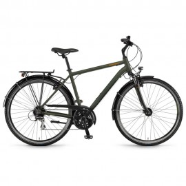 Велосипед Winora Domingo men 28 24-G Acera, рама 48 см, оливково-чорний матовий, 2021