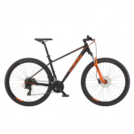 Велосипед KTM CHICAGO 292 29 рама XL / 53, матовий чорний (помаранчевий), 2022