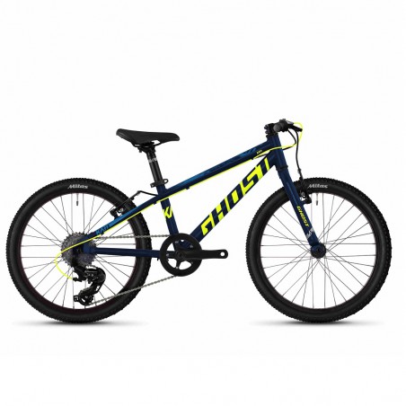 Велосипед Ghost Kato R1.0 20, синьо-жовтий, 2020