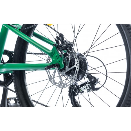 Велосипед Spirit Flash 4.2 24, рама Uni, зелений / матовий, 2021