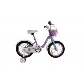 Велосипед дитячий RoyalBaby Chipmunk MM Girls 18, OFFICIAL UA, фіолетовий