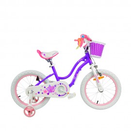 Велосипед RoyalBaby STAR GIRL 18, OFFICIAL UA, фіолетовий