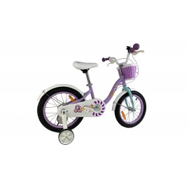 Велосипед дитячий RoyalBaby Chipmunk MM Girls 14, OFFICIAL UA, фіолетовий