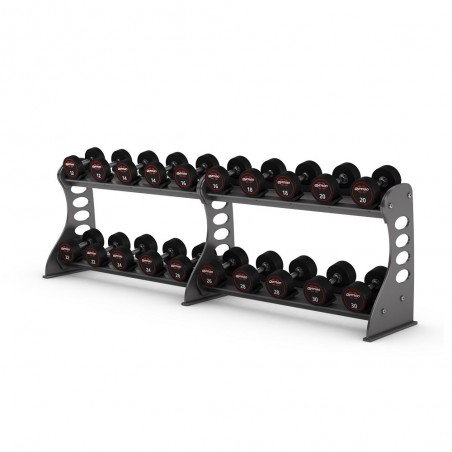 Стійка для гантелей, ложе-гума Gym80 Basic Dumbbell Rack with rubber Holders