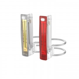 Комплект мигалок передня + задня Knog Plus Twinpack 40/20 Lumens Translucent
