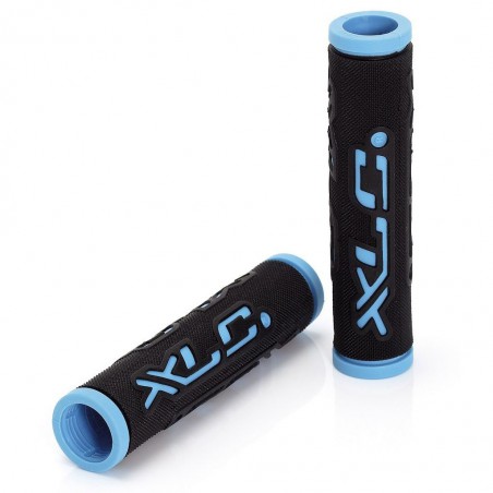 Гріпси XLC GR-G07 'Dual Colour', чорно-блакитні, 125мм
