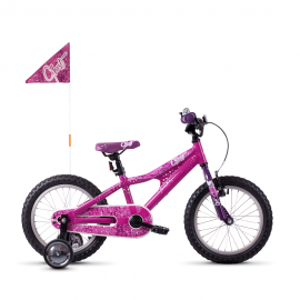 Велосипед Ghost POWERKID 16, рожево-фіолетово-білий, 20121