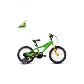 Велосипед Ghost POWERKID 16, зелено-жовто-чорний, 2021