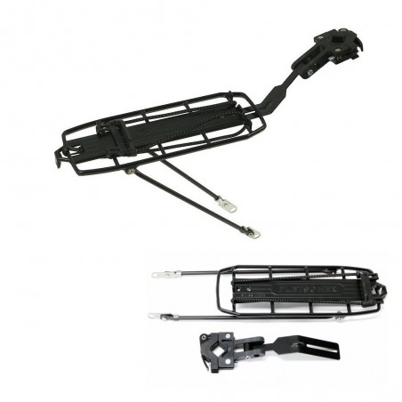 Багажник XLC Pletscher Quick-Rack Suspension, 26-28 для двопідвісу, чорний