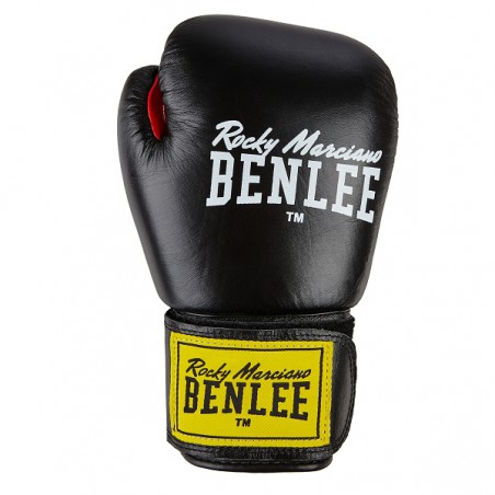 Рукавички боксерські Benlee FIGHTER 16oz / шкіра / чорно-червоні