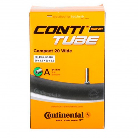 Камера Continental Compact Tube Wide 20, 50-406-&gt,62-406, A34, 160 г