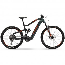 Електровелосипед Haibike XDURO AllMtn 8.0 i630Wh 11 s. XT 27.5 /29, CARBON, рама М, зелено-Помаранчевий матовий, 2020