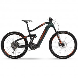 Електровелосипед HAIBIKE XDURO AllMtn 8.0 Carbon FLYON 27.5 / 29, рама L, сіро-зелено-Помаранчевий, 2020