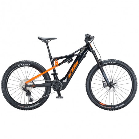 Електровелосипед KTM MACINA PROWLER MASTER 29 рама М/43, чорний (помаранчевий), 2021